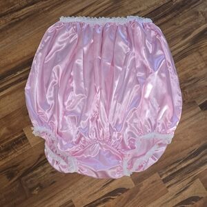 Gigantic Pink Satin Giant Novelty Granny Panties